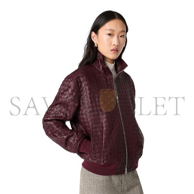 BOTTEGA VENETA INTRECCIATO LEATHER BLOUSON 837205V2JG06206